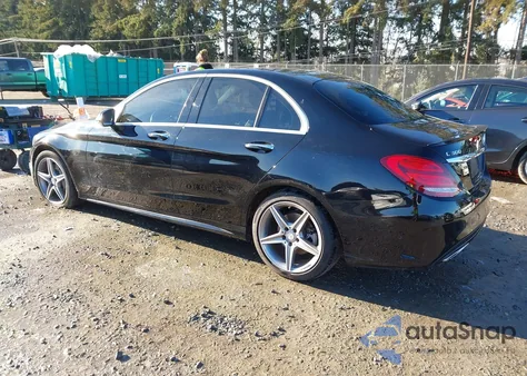 2016 Mercedes-Benz C 300 Sport 4Matic из США, поврежденный, VIN 55SWF4KB7GU165228